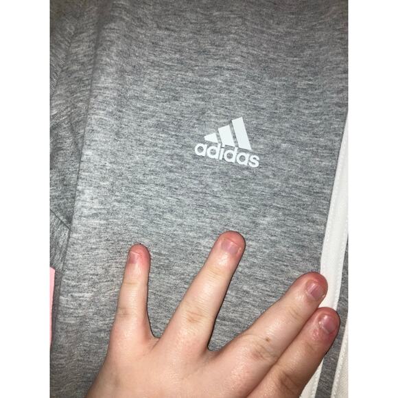 Adidas heather grey activewear leggings size small - Picture 2 of 7